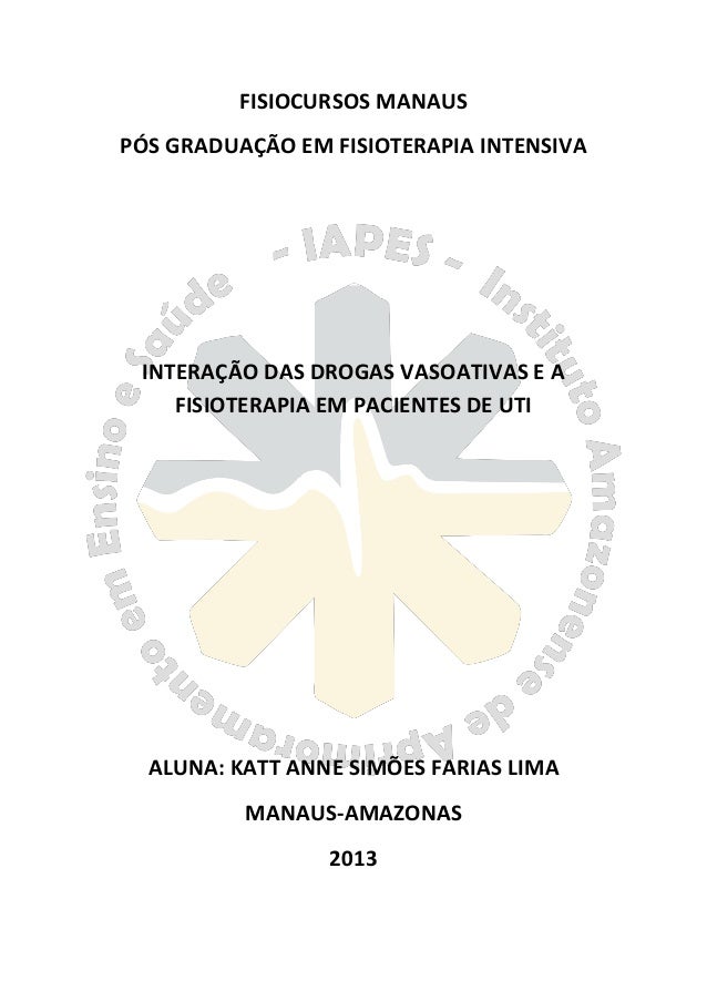 drogas vasoativas terapia intensiva